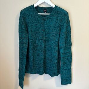 EILEEN FISHER wool and mohair cardigan sweater size M